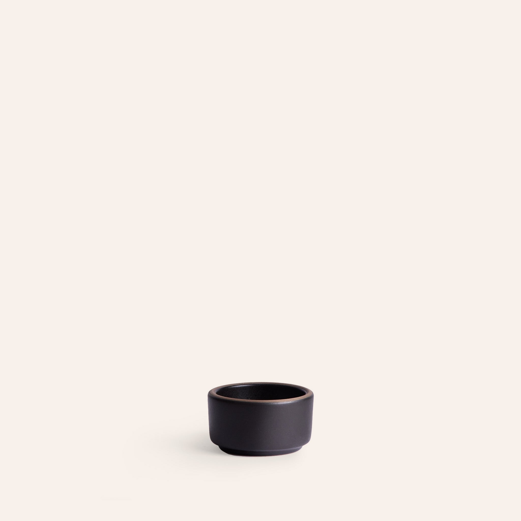 Small Ramekin in Obsidian