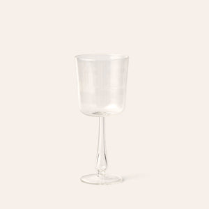 Luisa Calice Stem Glass in Clear (Set of 2)