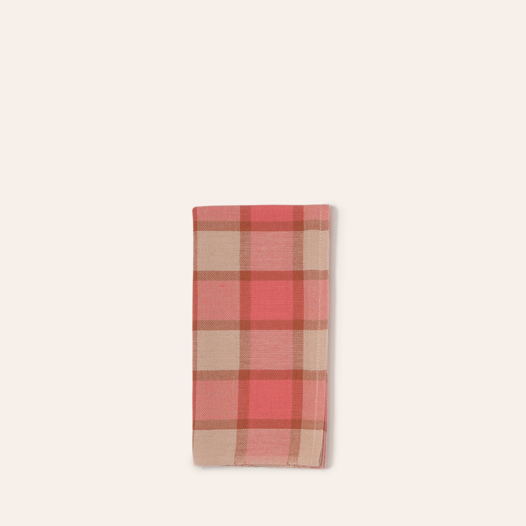 Court Plaid Napkin in Melon (Set of 2)