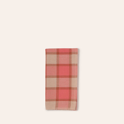 Court Plaid Napkin in Melon (Set of 2)