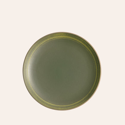Coupe Dinner Plate in Skog Moss