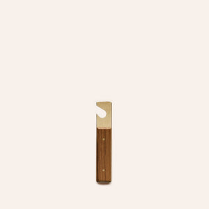 Brass and Walnut Bottle Opener