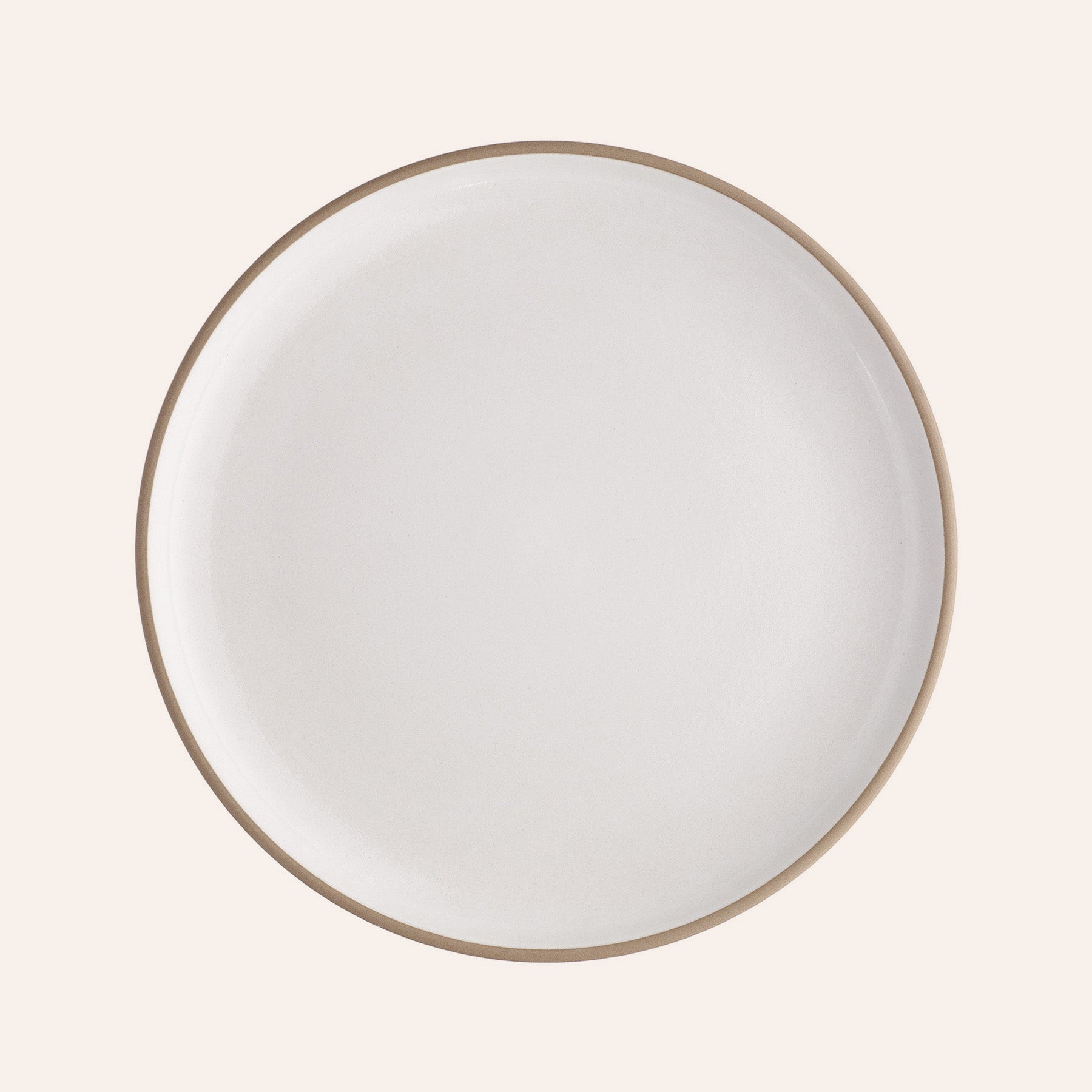 Coupe Serving Platter in Opaque White