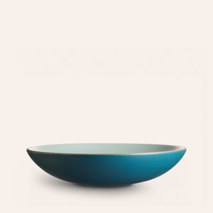 Shallow Salad Bowl in Aqua / Turquoise